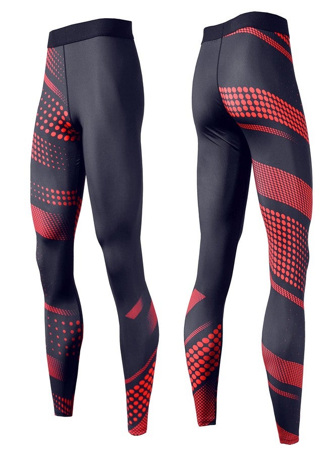 OEBLD Compression Pants Men UV Blocking Running Tights 1 or 2 Pack Gym Yoga Leggings for Athletic Workout - Image 4